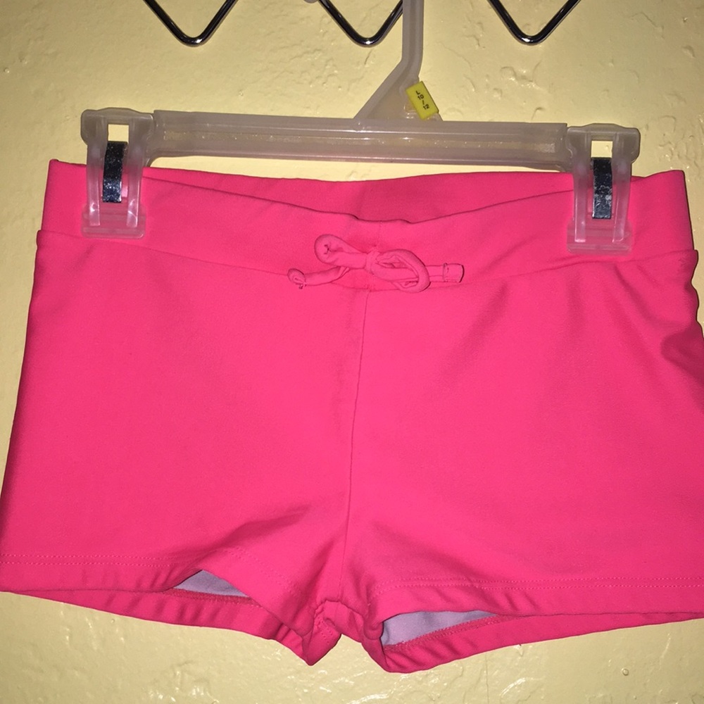 Toddler hot pink swim shorts!⛱